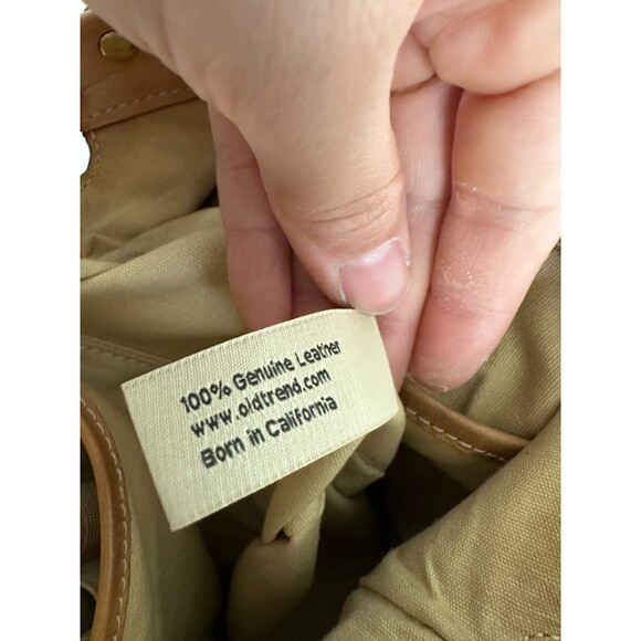 Old Trend Vintage Doctor Bucket Leather Crossbody Bag Handle Strap Brown Buckle - Picture 16 of 16